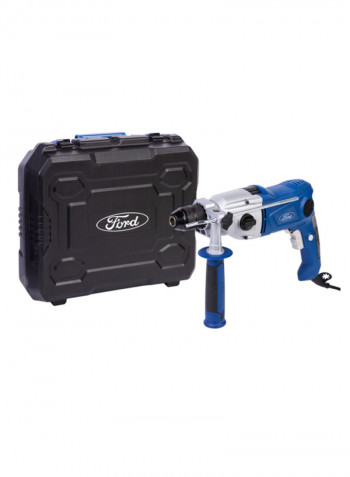 2-Gear Keyless Impact Drill Blue/Black