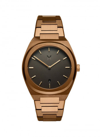 Men's Stainless Steel Analog Wrist Watch D-SH01-BR