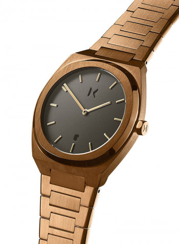Men's Stainless Steel Analog Wrist Watch D-SH01-BR