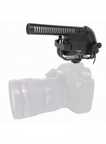 Video And Broadcast Condenser Microphone B01I8R1KAA Black
