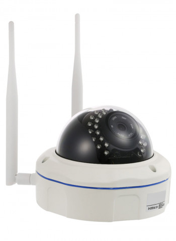 Wireless 720P IR CUT Night Vision CCTV Camera With 32GB TF Card And SIM Card Slot White 0.805kg