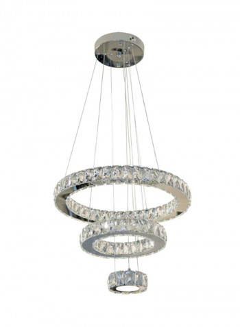 Criss Pendant Lamp Silver