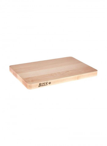 Chop-N-Slice Maple Wood Cutting Board Beige 20x15x1.25inch
