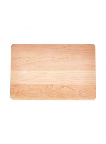 Chop-N-Slice Maple Wood Cutting Board Beige 20x15x1.25inch