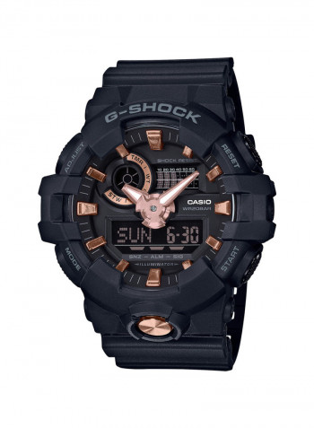 Men's Resin Analog+Digital Wrist Watch GA-710B-1A4ER