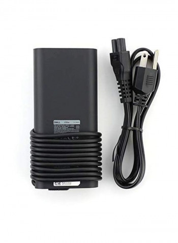 Laptop Charger With Adapter Black