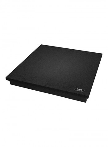 Acoustic Noise Isolation Platform Speaker Pad Black