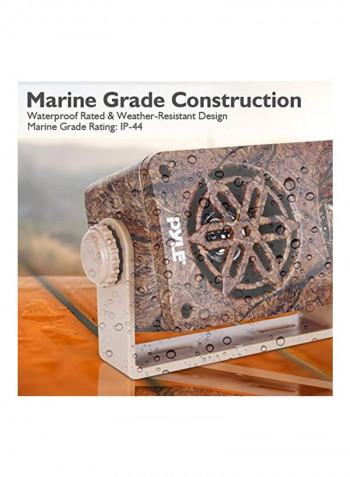 Waterproof Outdoor Speaker System PLMR24DK Brown/Black