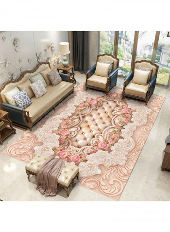 European Style Non-Skid Carpet Multicolour 80x180centimeter