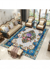 European Style Non-Skid Carpet Multicolour 80x180centimeter