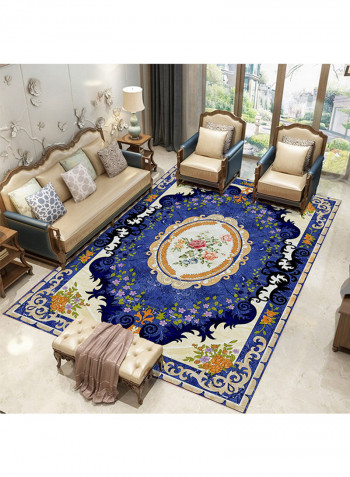 European Style Non-Skid Carpet Multicolour 80x180centimeter