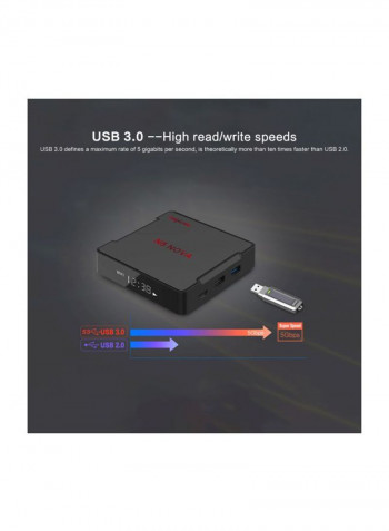 4K HD Media Player With Remote N5 Black