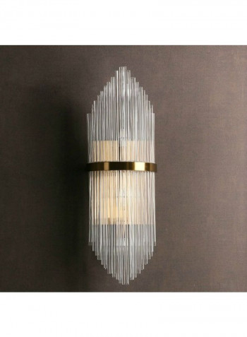Crystal Wall Lamp White 80x30x20centimeter