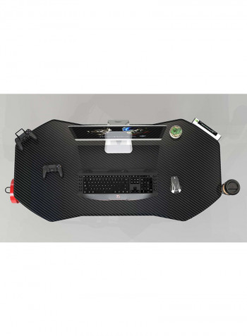 Mahmayi Ultimate Modern Gaming Table Black 150cm