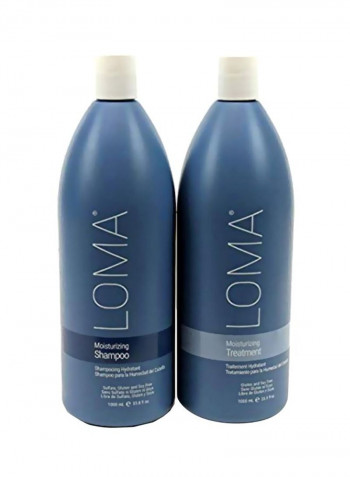 Moisturizing Shampoo And Conditioner Set 1000ml