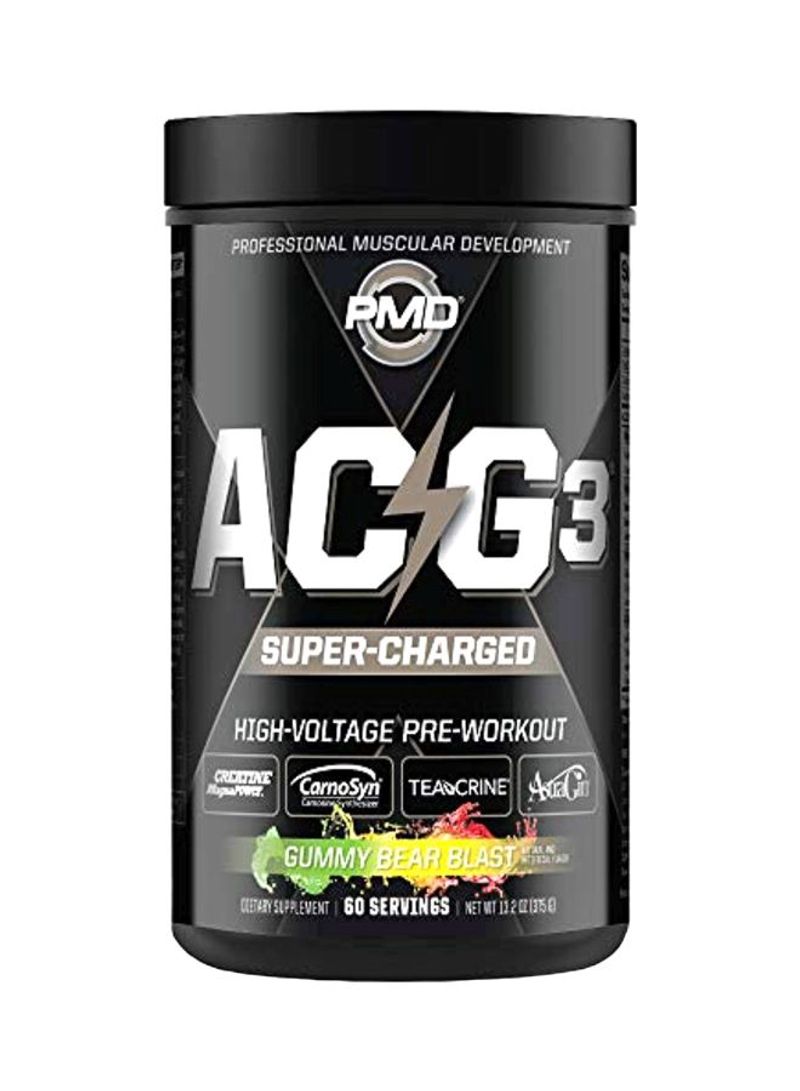 ACG3 Super-Charged Pre-Workout - Gummy Bear Blast
