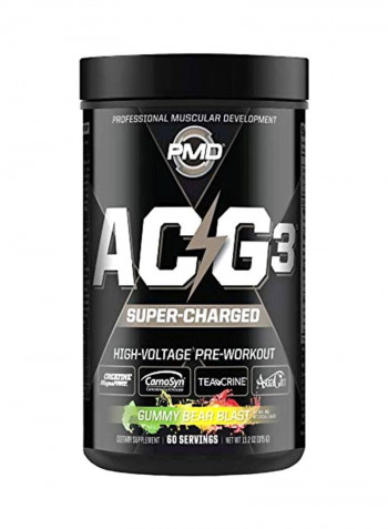 ACG3 Super-Charged Pre-Workout - Gummy Bear Blast