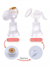 1-Piece Manual And Electric Breast Pump