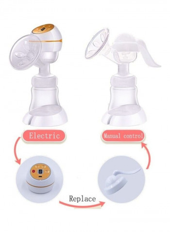 1-Piece Manual And Electric Breast Pump