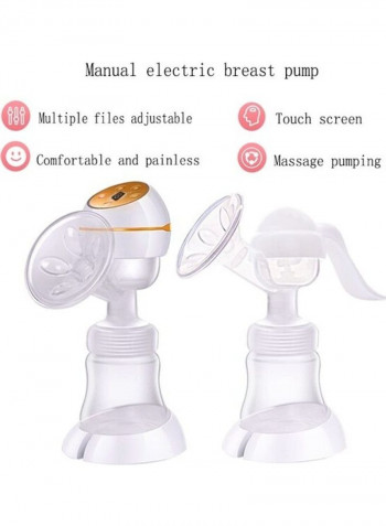 1-Piece Manual And Electric Breast Pump