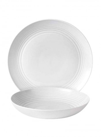 2-Piece Gordon Ramsay Serving Set Maze White