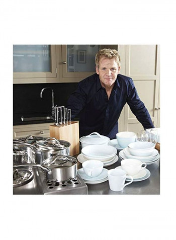 2-Piece Gordon Ramsay Serving Set Maze White