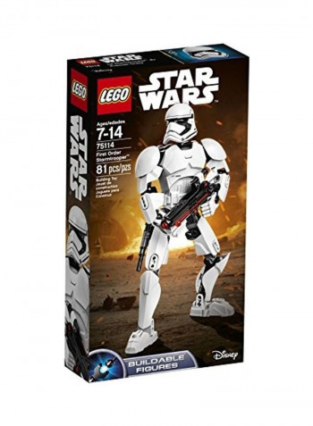 81-Piece 75114 Star Wars First Order Stormtrooper