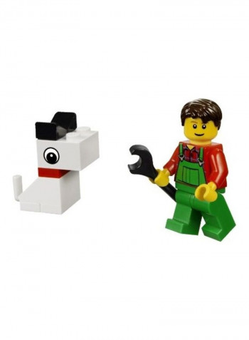 House And Basic Dog Building Toys Set