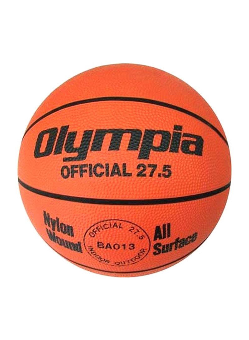 4-Piece Rubber Basketball - Size 27.5