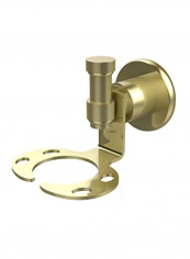 Washington Square Collection Toothbrush Holder Gold