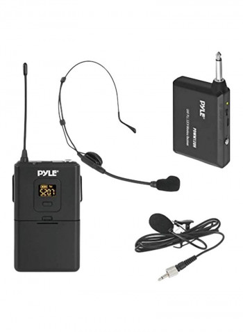 32-Channels Wireless Microphone PDWM12UH Black