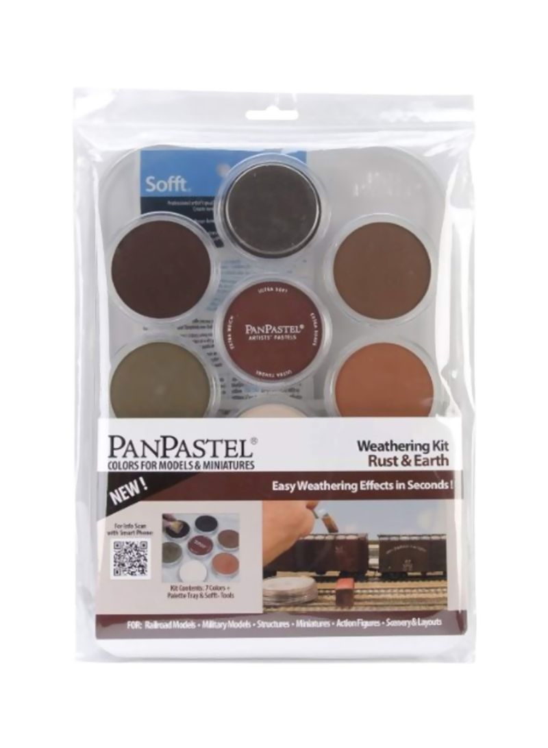 PanPastel Ultra Soft Weathering Kit Rust And Earth