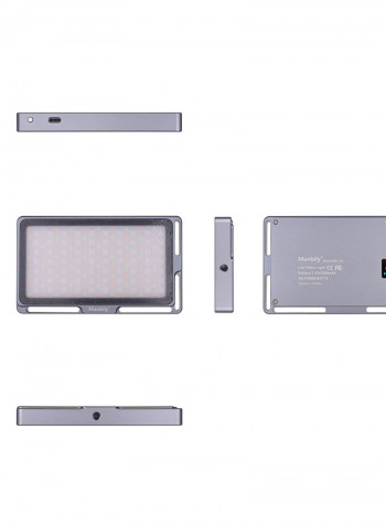 Manbily Portable RGB LED Video Light Grey