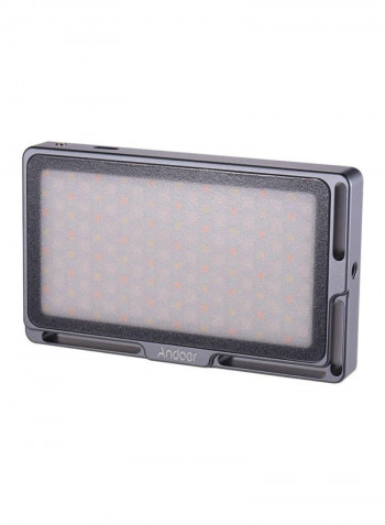 Portable RGB LED Video Light Panel Grey