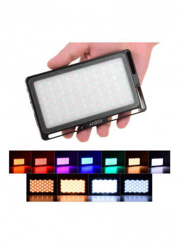 Portable RGB LED Video Light Panel Grey