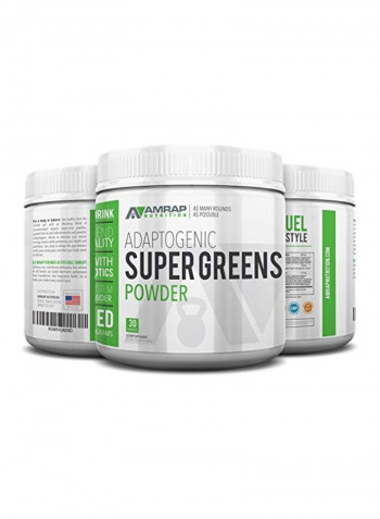 Adaptogenic Supergreens Powder Dietary Supplement