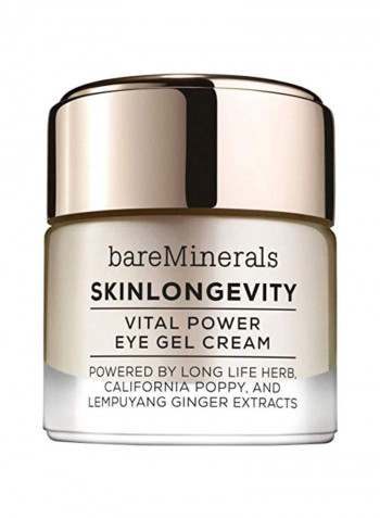 SkinLongevity Vital Power Eye Gel Cream 0.5ounce