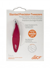 6-Piece Extra Wide Grip Hair And Eyebrow Tweezer Pink