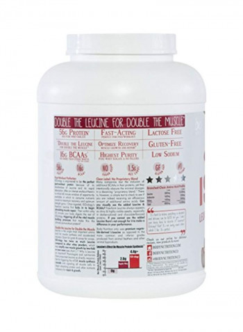 ISO-Ology Leucine-Enhanced Whey Isolate - Chocolate Peanut Butter Cup  Flavored