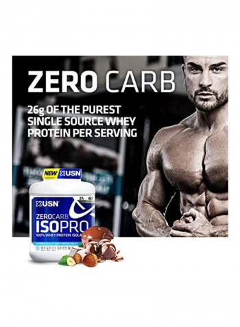 Zero Carb ISO Pro 100 Percent Whey Protein Isolate