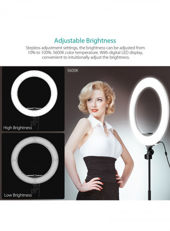252-Piece LED Video Light Lamp Set 18inch White