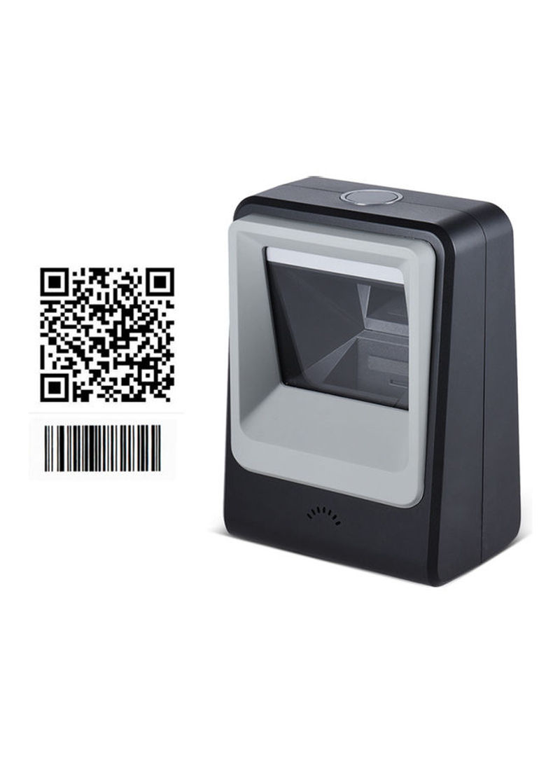 Automatic Desktop 1D and 2D Barcode Scanner Black/White
