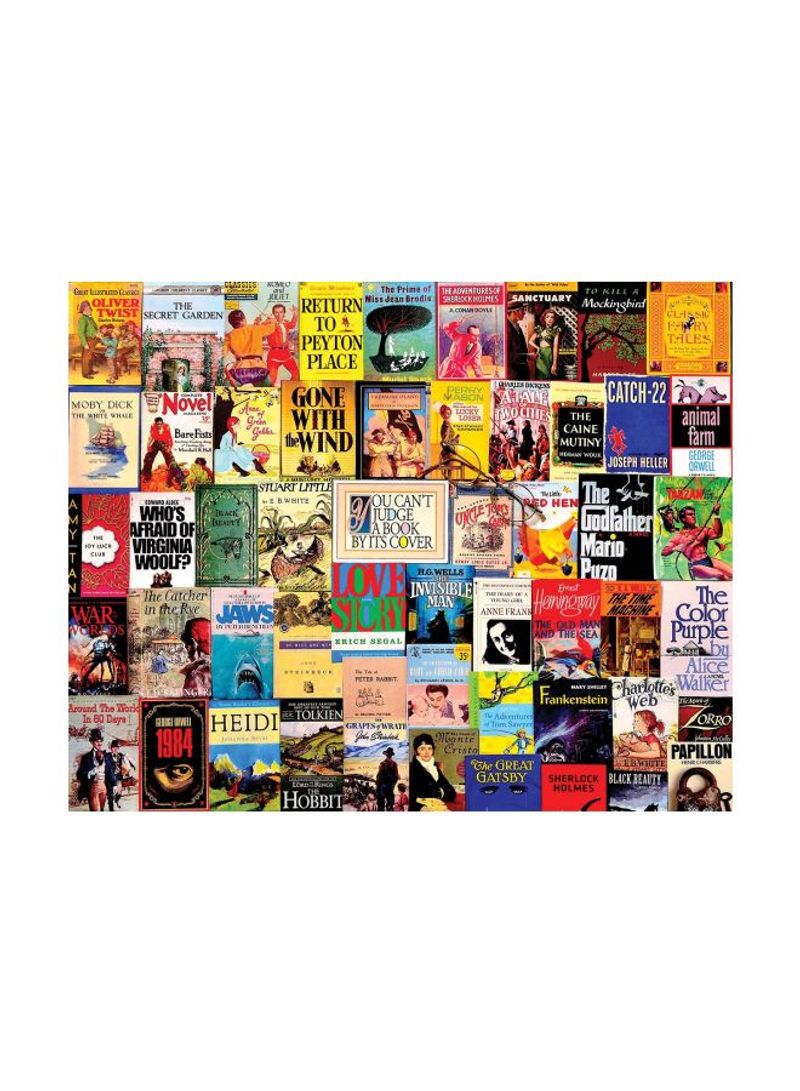 1000-Piece Vintage Book Covers Collage Jigsaw Puzzle Set 930