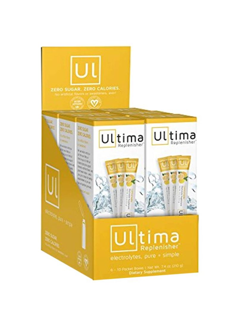Pack Of 6 Electrolyte Supplement Powder - Lemonade - 60 Stickpacks