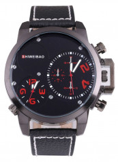 Men's Chronograph Quartz Round Watch 1910