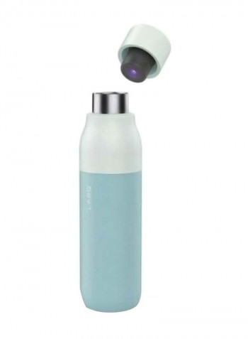 Self Cleaning USB Rechargeable Water Bottle Seaside Mint 9.6 x 2.7inch