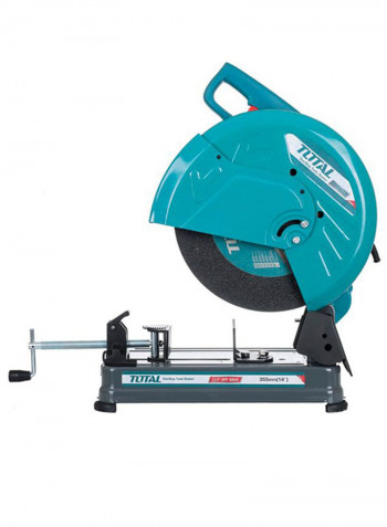 Cut-Off Saw Machine Black/Turquoise/Grey 14inch