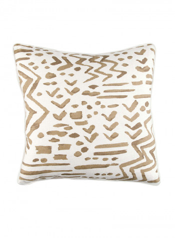 Cushion With Cover Beige/Brown 50x50cm
