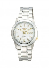 Men's Water Resistant Stainless Steel Analog Watch SNKK07J1