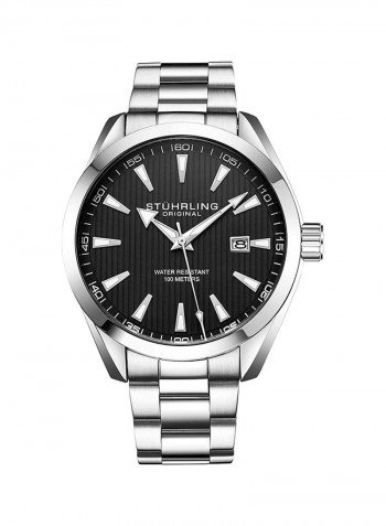 Men's Casual Stainless Steel Quartz Analog Wrist Watch 3953.1